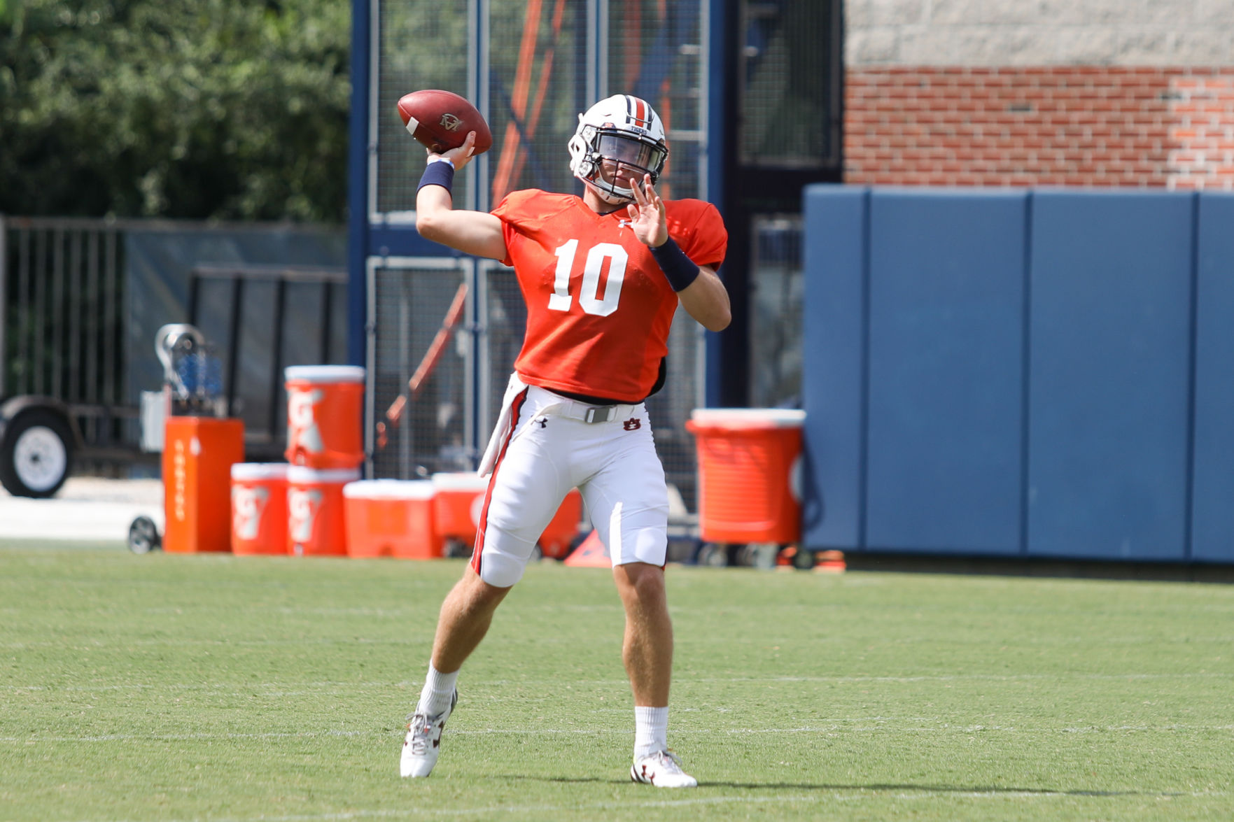 Auburn football practice Aug. 12
